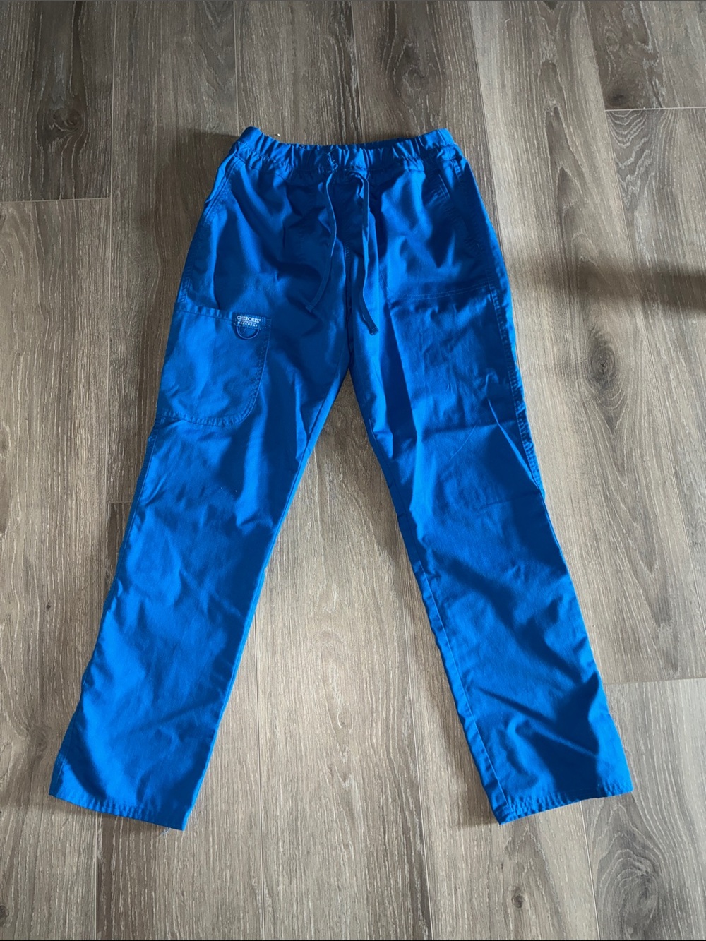 Cherokee Royal Blue Workwear Scrub bottom pants size S